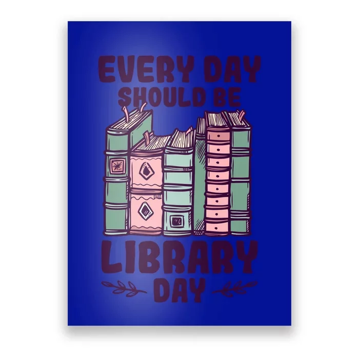 Library Day School Librarian Library Worker Great Gift Poster