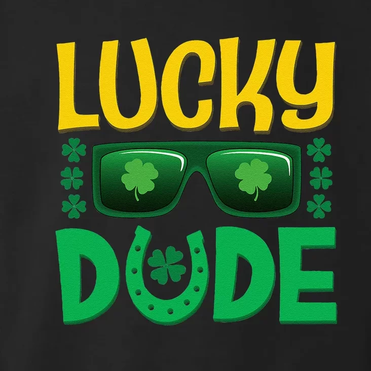 Lucky Dude St Patrick's Day Graphic For Teens Toddler Hoodie