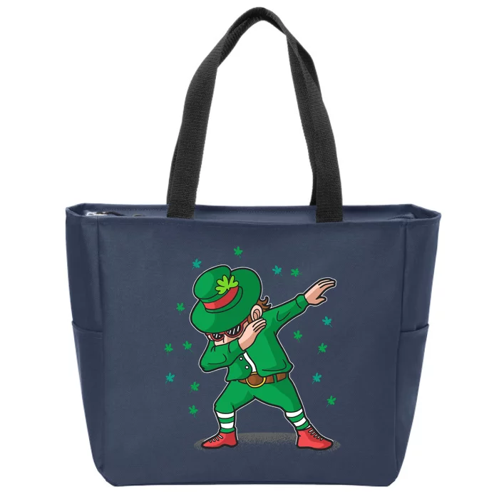 Leprechaun Dab St Patrick's Day Party Zip Tote Bag