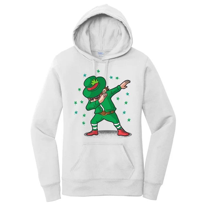 Leprechaun Dab St Patrick's Day Party Women's Pullover Hoodie