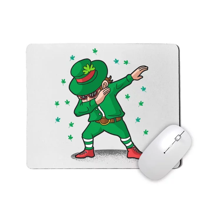 Leprechaun Dab St Patrick's Day Party Mousepad