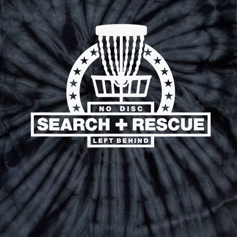 Lost Disc Search & Rescue Team For A Golfer And Golf Player Tie-Dye T-Shirt