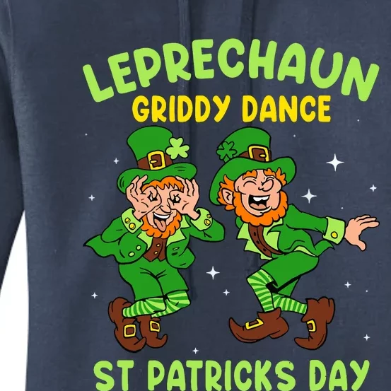 Leprechaun Dance St Patricks Day Funny Irish Women's Pullover Hoodie