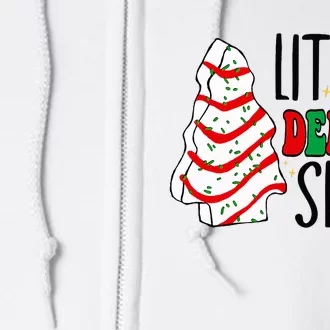 Littie Debbie Slut Funny Christmas Tree Cakes Xmas Full Zip Hoodie