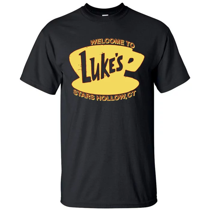 LukeS Diner Stars Hollow Tall T-Shirt