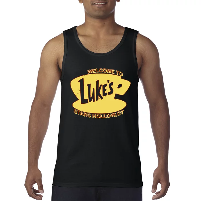 LukeS Diner Stars Hollow Tank Top