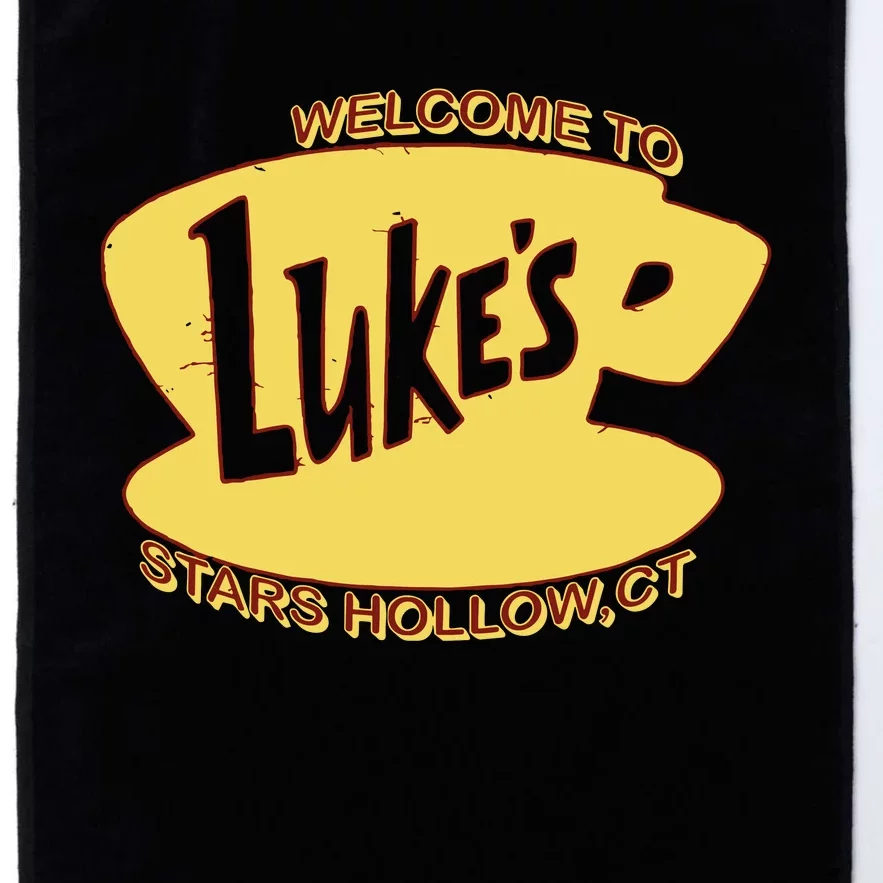 LukeS Diner Stars Hollow Platinum Collection Golf Towel