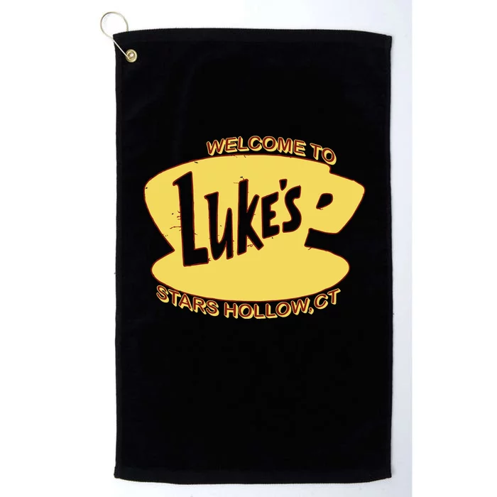 LukeS Diner Stars Hollow Platinum Collection Golf Towel