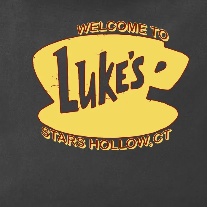 LukeS Diner Stars Hollow Zip Tote Bag