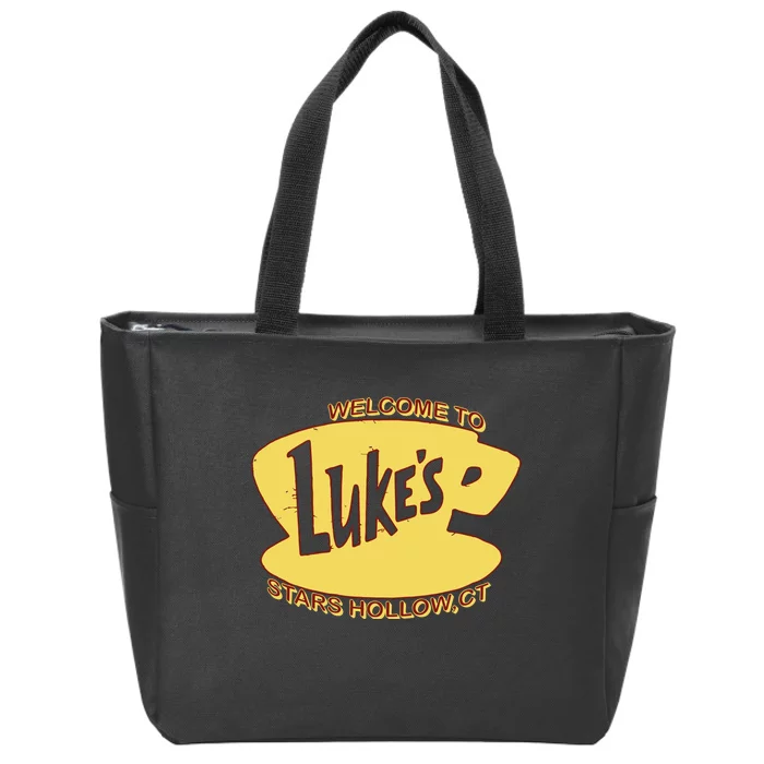 LukeS Diner Stars Hollow Zip Tote Bag