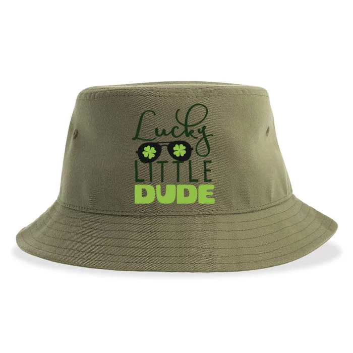 Lucky Dude Shamrock St Patricks Day Irish Party Fun Gift Sustainable Bucket Hat