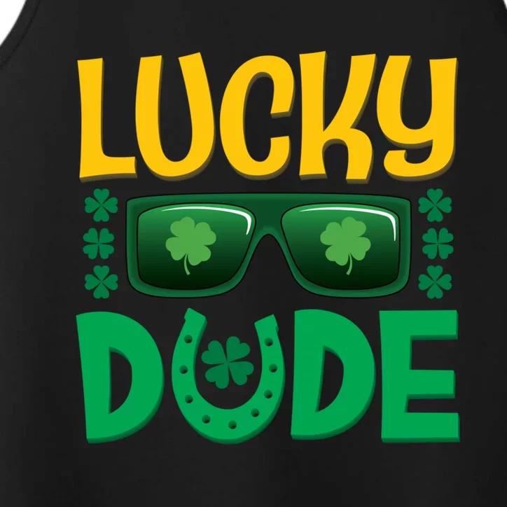 Lucky Dude St Patrick's Day Graphic Teens Cool Gift Performance Tank