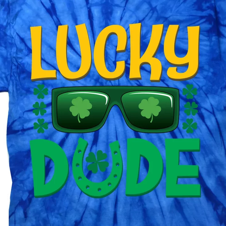 Lucky Dude St Patrick's Day Graphic Teens Cool Gift Tie-Dye T-Shirt