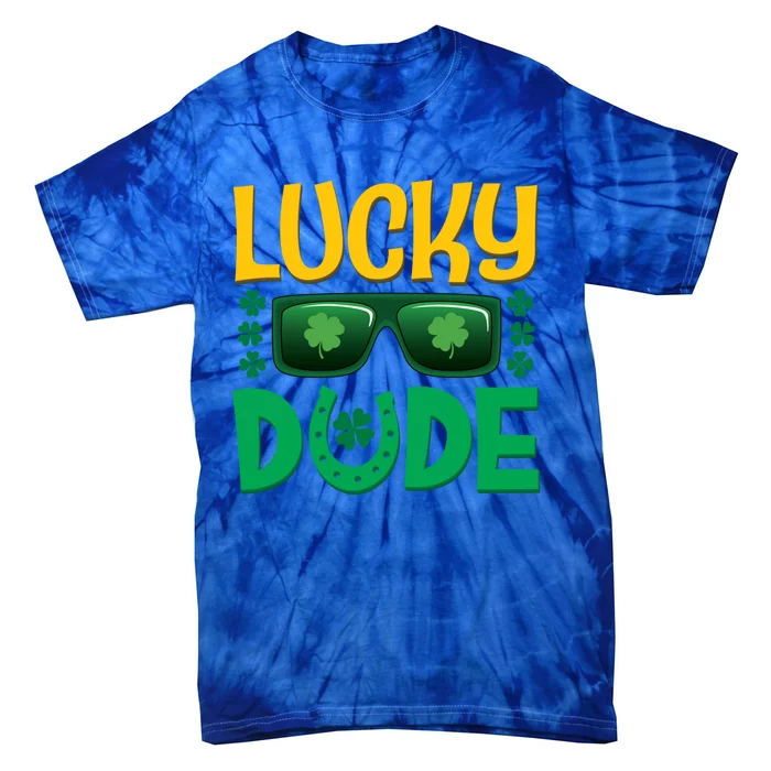 Lucky Dude St Patrick's Day Graphic Teens Cool Gift Tie-Dye T-Shirt