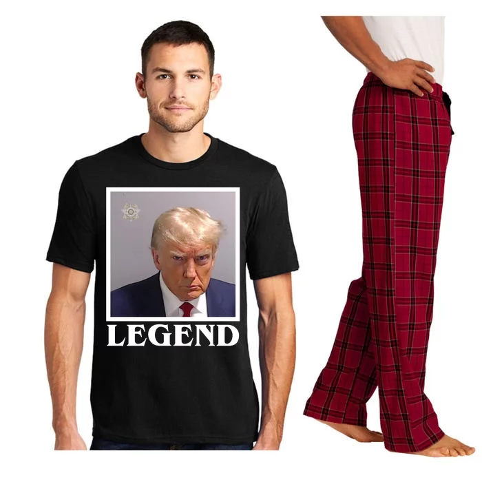 Legend Donald Trump Mugshot Pro Trump Pajama Set