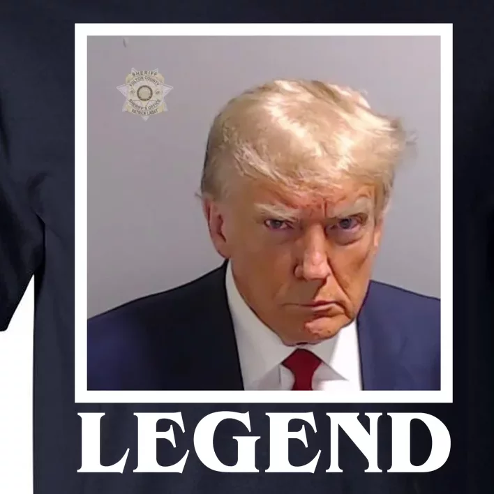 Legend Donald Trump Mugshot Pro Trump Tall T-Shirt