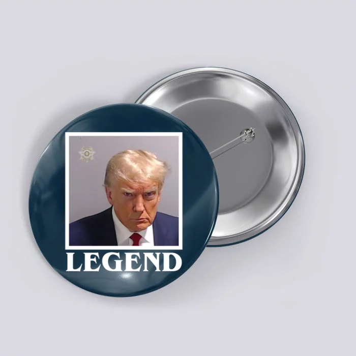 Legend Donald Trump Mugshot Pro Trump Button