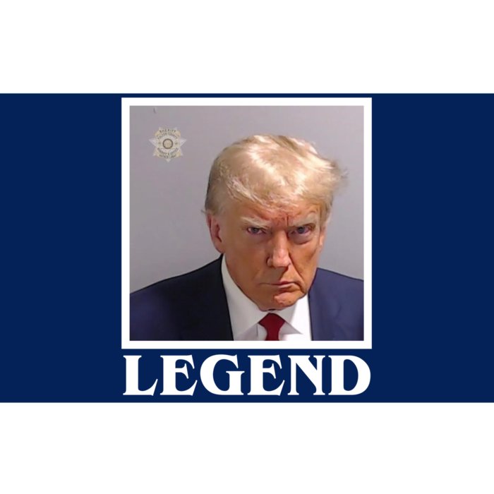 Legend Donald Trump Mugshot Pro Trump Bumper Sticker