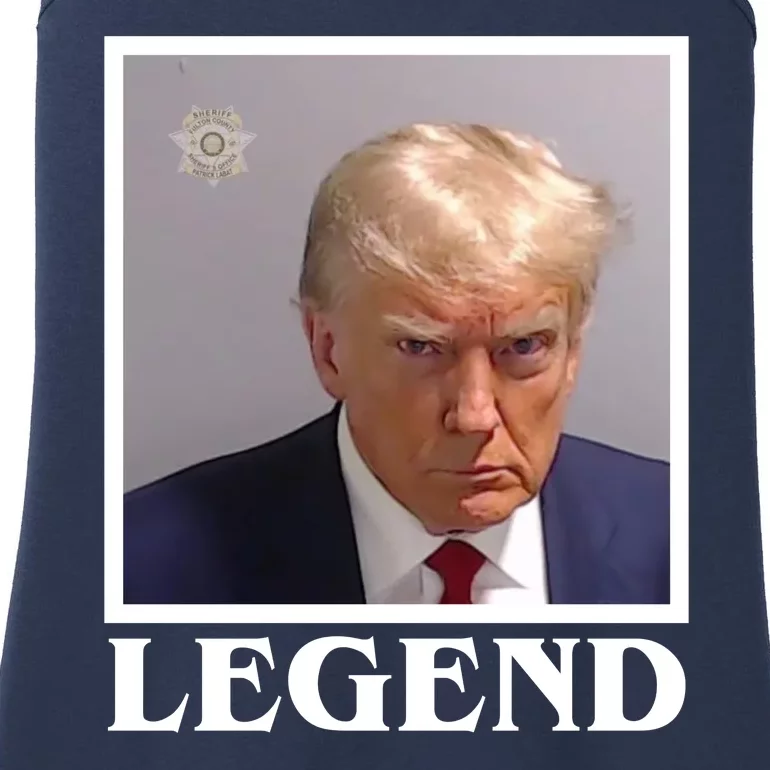 Legend Donald Trump Mugshot Pro Trump Ladies Essential Tank