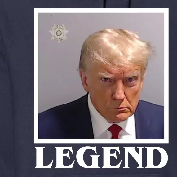 Legend Donald Trump Mugshot Pro Trump Premium Hoodie