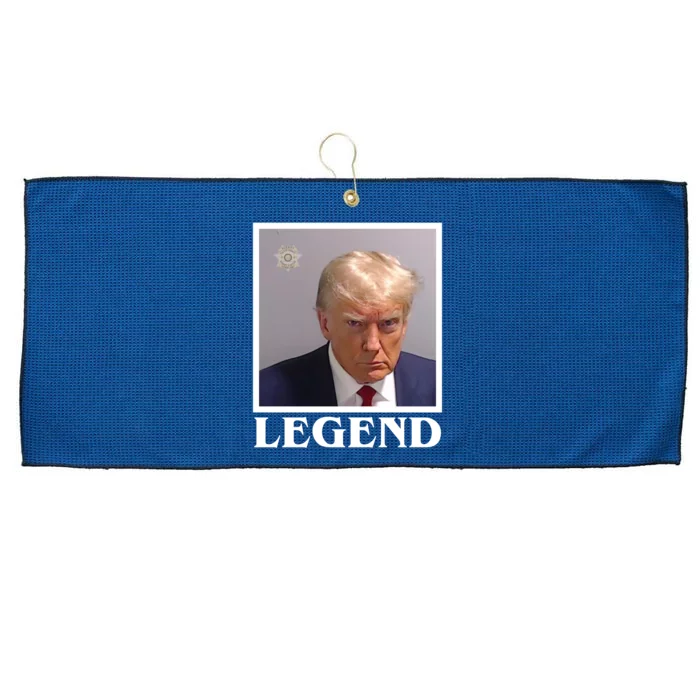 Legend Donald Trump Mugshot Pro Trump Large Microfiber Waffle Golf Towel