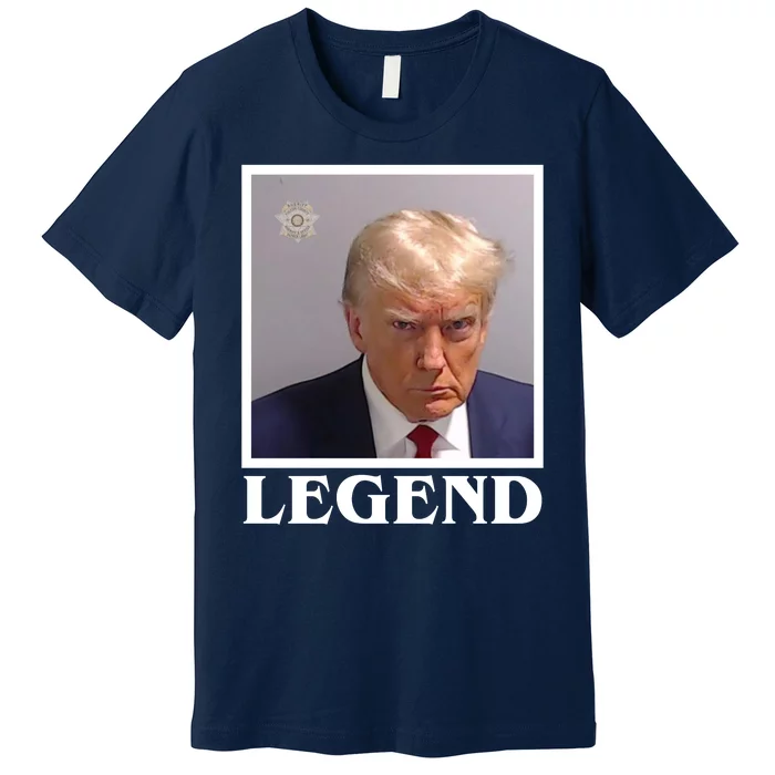 Legend Donald Trump Mugshot Pro Trump Premium T-Shirt