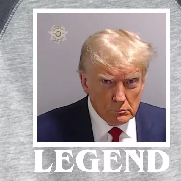 Legend Donald Trump Mugshot Pro Trump Toddler Fine Jersey T-Shirt