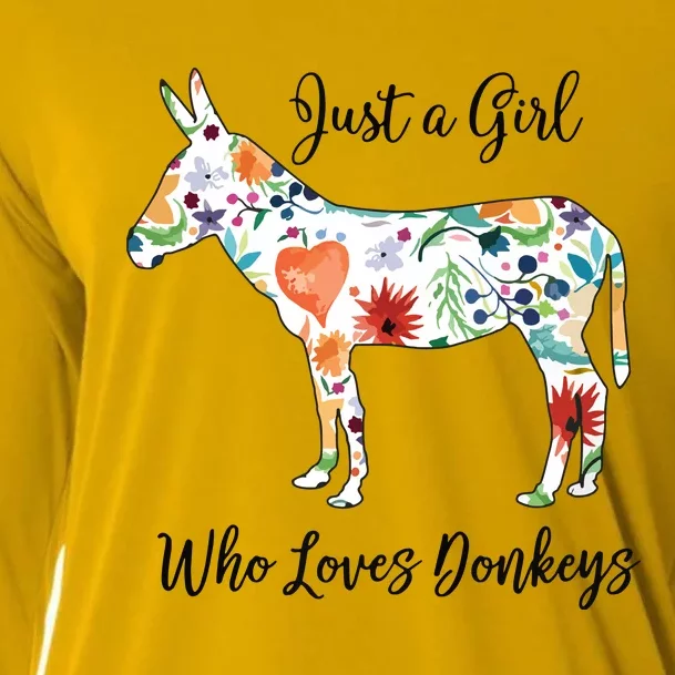 LOVES DONKEYS Tee Cooling Performance Long Sleeve Crew