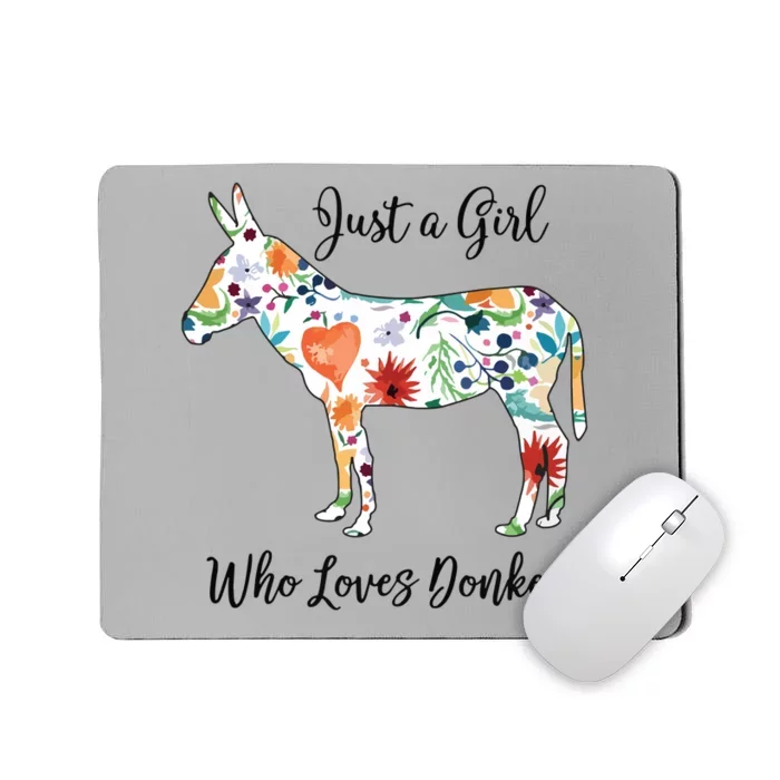 LOVES DONKEYS Tee Mousepad