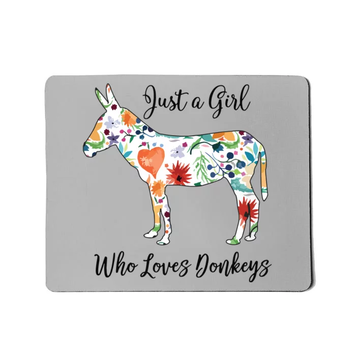 LOVES DONKEYS Tee Mousepad