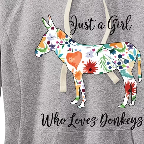 LOVES DONKEYS Tee Women's Fleece Hoodie