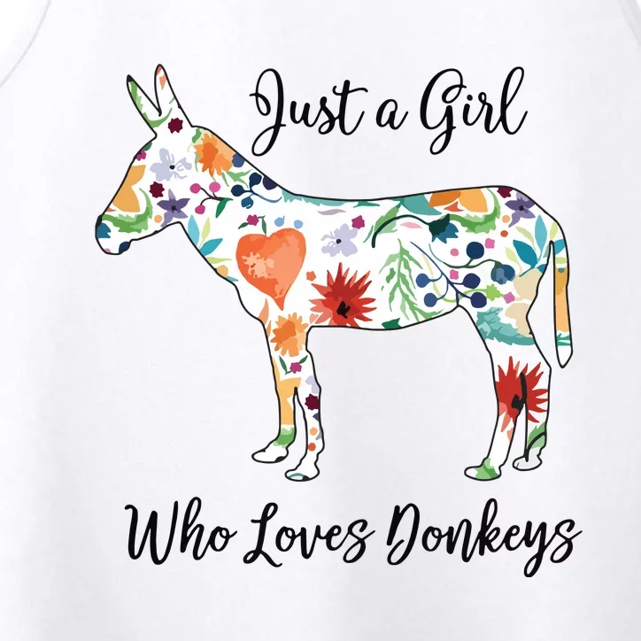 LOVES DONKEYS Tee Performance Tank