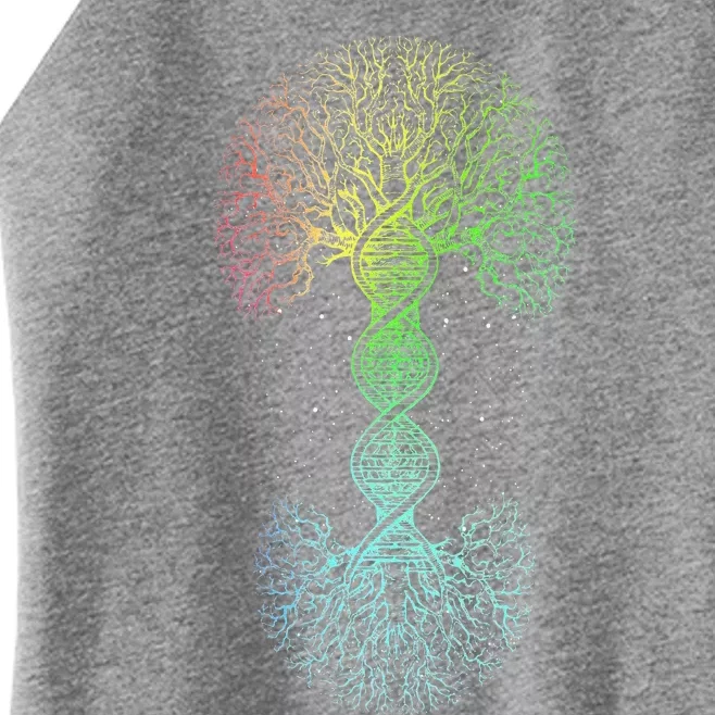 Love DNA Tree Of Life Science Of Genetics Earth Day Genealogy Women’s Perfect Tri Rocker Tank