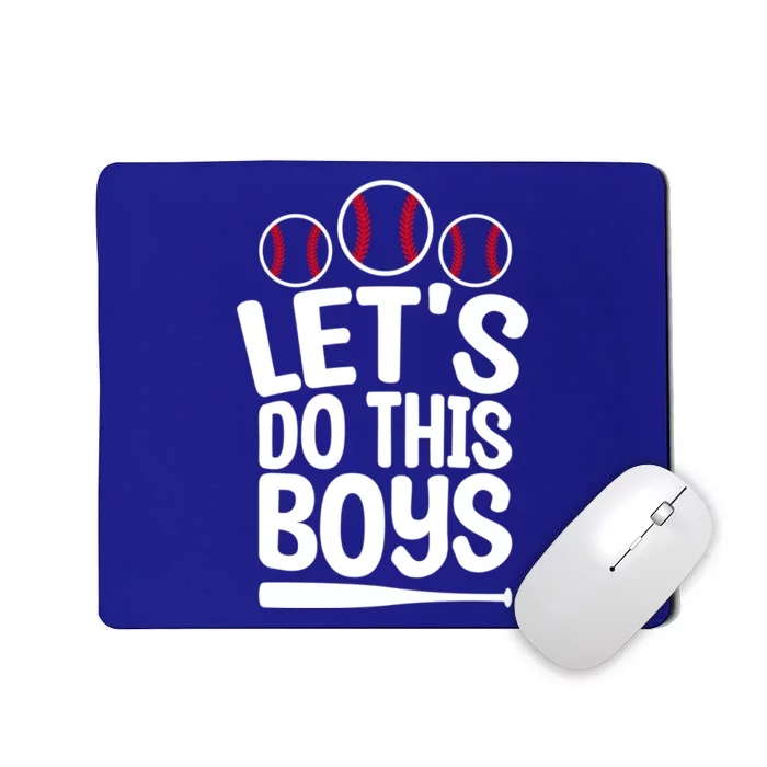 Let's Do This Baseball Mom Life Game Day Cheer Mom Gift Mousepad