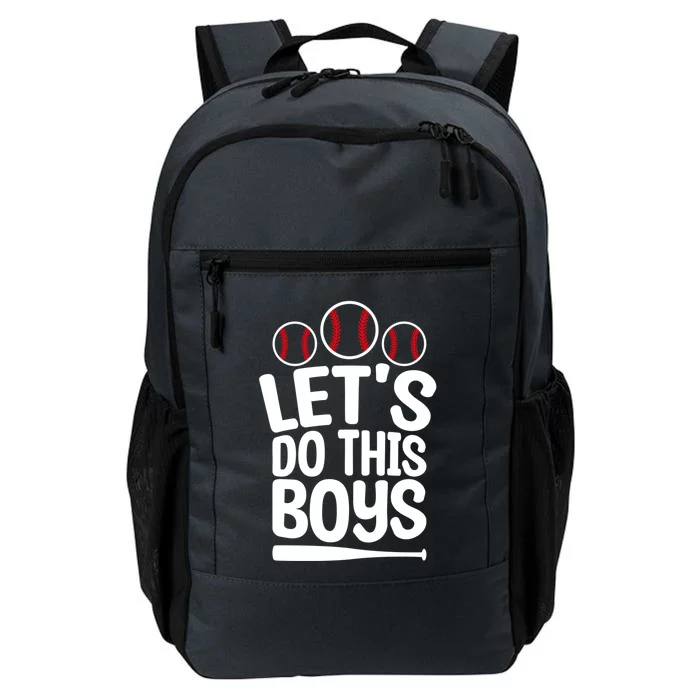 Let's Do This Baseball Mom Life Game Day Cheer Mom Gift Daily Commute Backpack