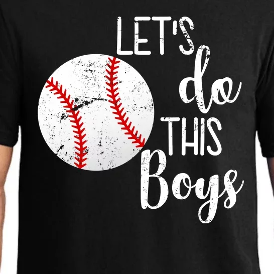 Let's Do This Boys Baseball Pajama Set