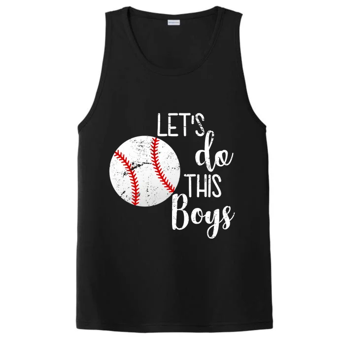 Let's Do This Boys Baseball Performance Tank