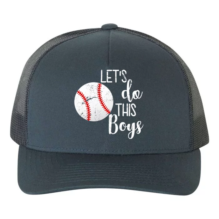 Let's Do This Boys Baseball Yupoong Adult 5-Panel Trucker Hat