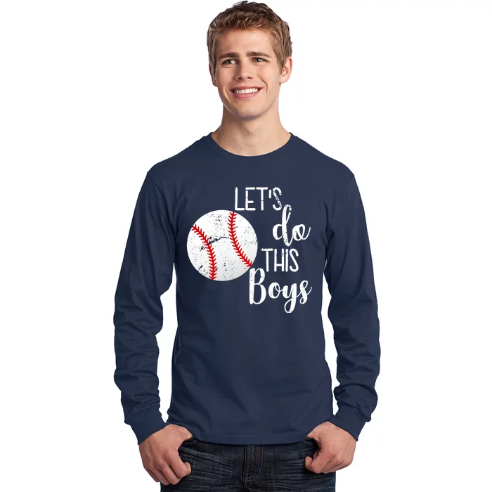 Let's Do This Boys Baseball Long Sleeve Shirt