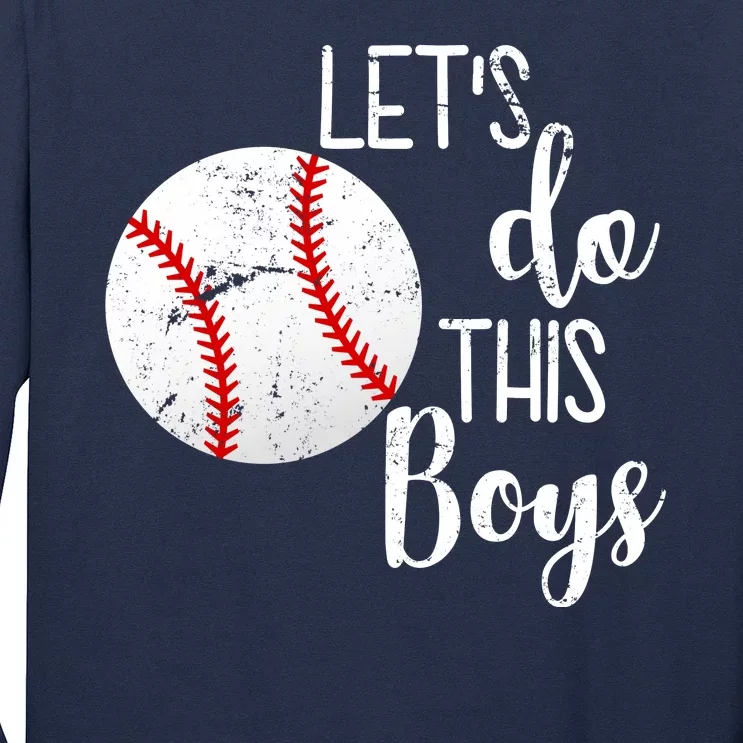 Let's Do This Boys Baseball Long Sleeve Shirt