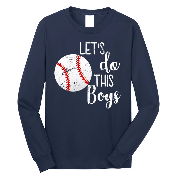 Let's Do This Boys Baseball Long Sleeve Shirt