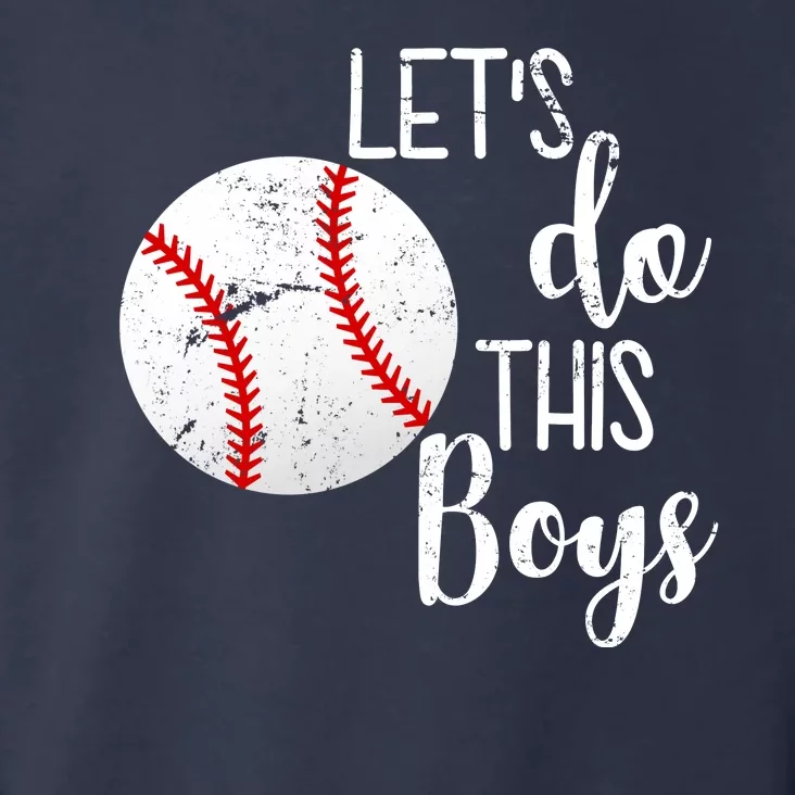 Let's Do This Boys Baseball Toddler Hoodie