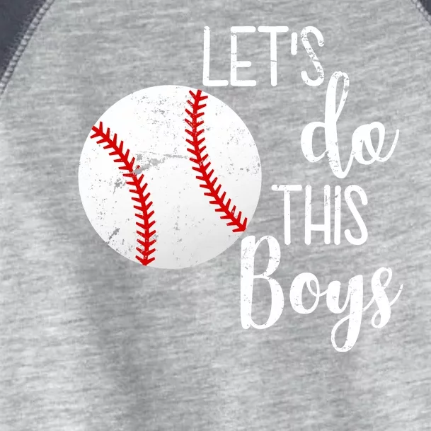 Let's Do This Boys Baseball Toddler Fine Jersey T-Shirt