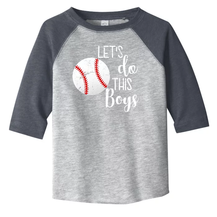 Let's Do This Boys Baseball Toddler Fine Jersey T-Shirt