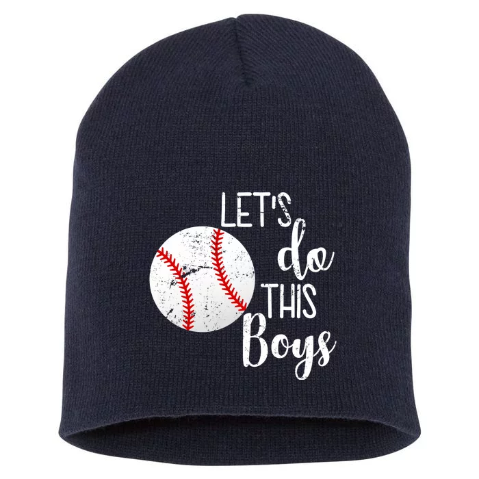 Let's Do This Boys Baseball Short Acrylic Beanie