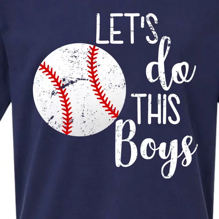 Let's Do This Boys Baseball Sueded Cloud Jersey T-Shirt