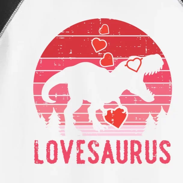 Lovesaurus Dino Trex Valentines Day Gift Toddler Fine Jersey T-Shirt