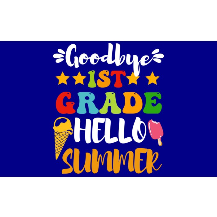 Last Day Teacher Students Goodbye 1st Grade Hello Summer Great Gift Bumper Sticker