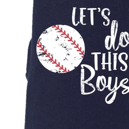 Lets Do This Boy Baseball Game Doggie 3-End Fleece Hoodie