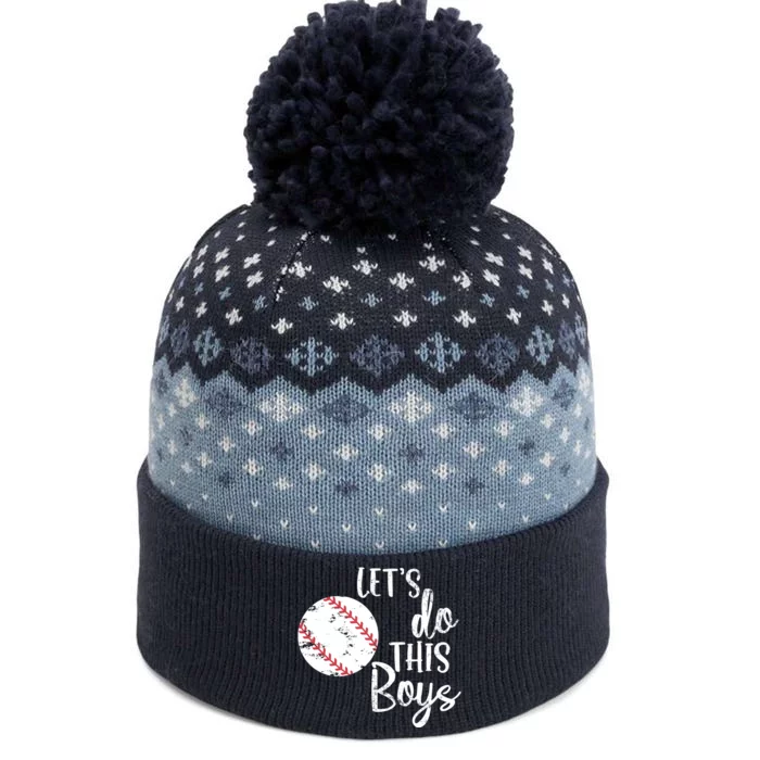 Lets Do This Boy Baseball Game The Baniff Cuffed Pom Beanie